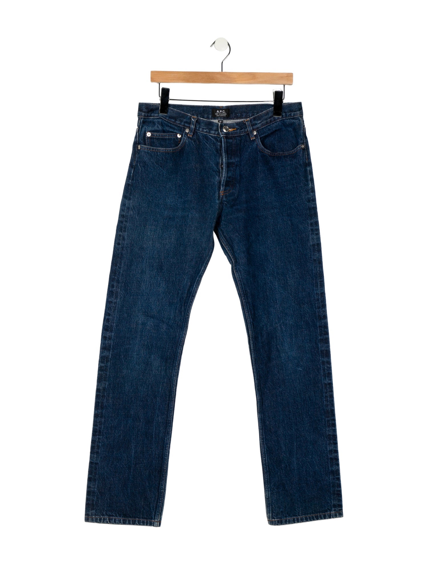 A.P.C. Mid-Rise Straight Leg Jeans