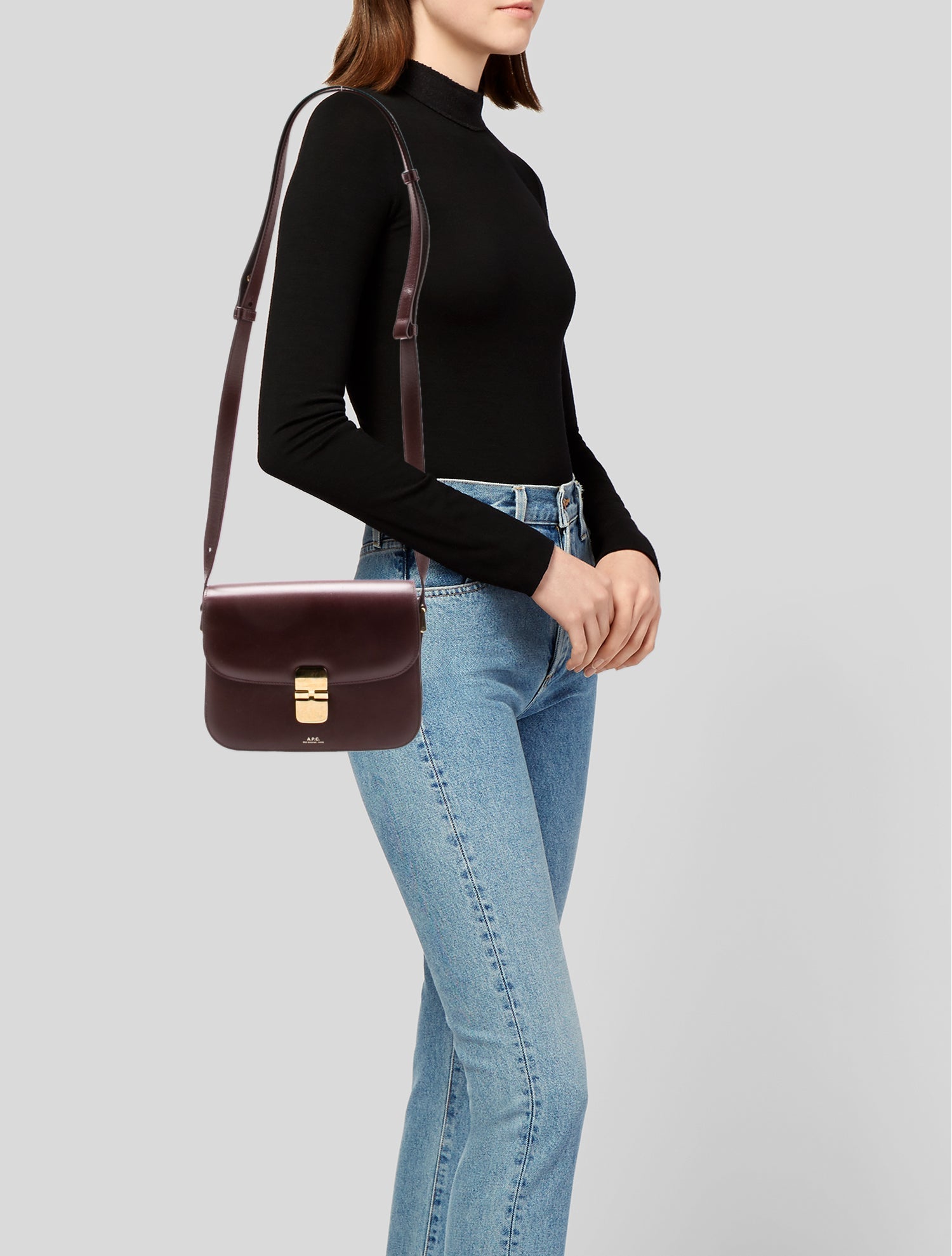 A.P.C. Leather Crossbody Bag