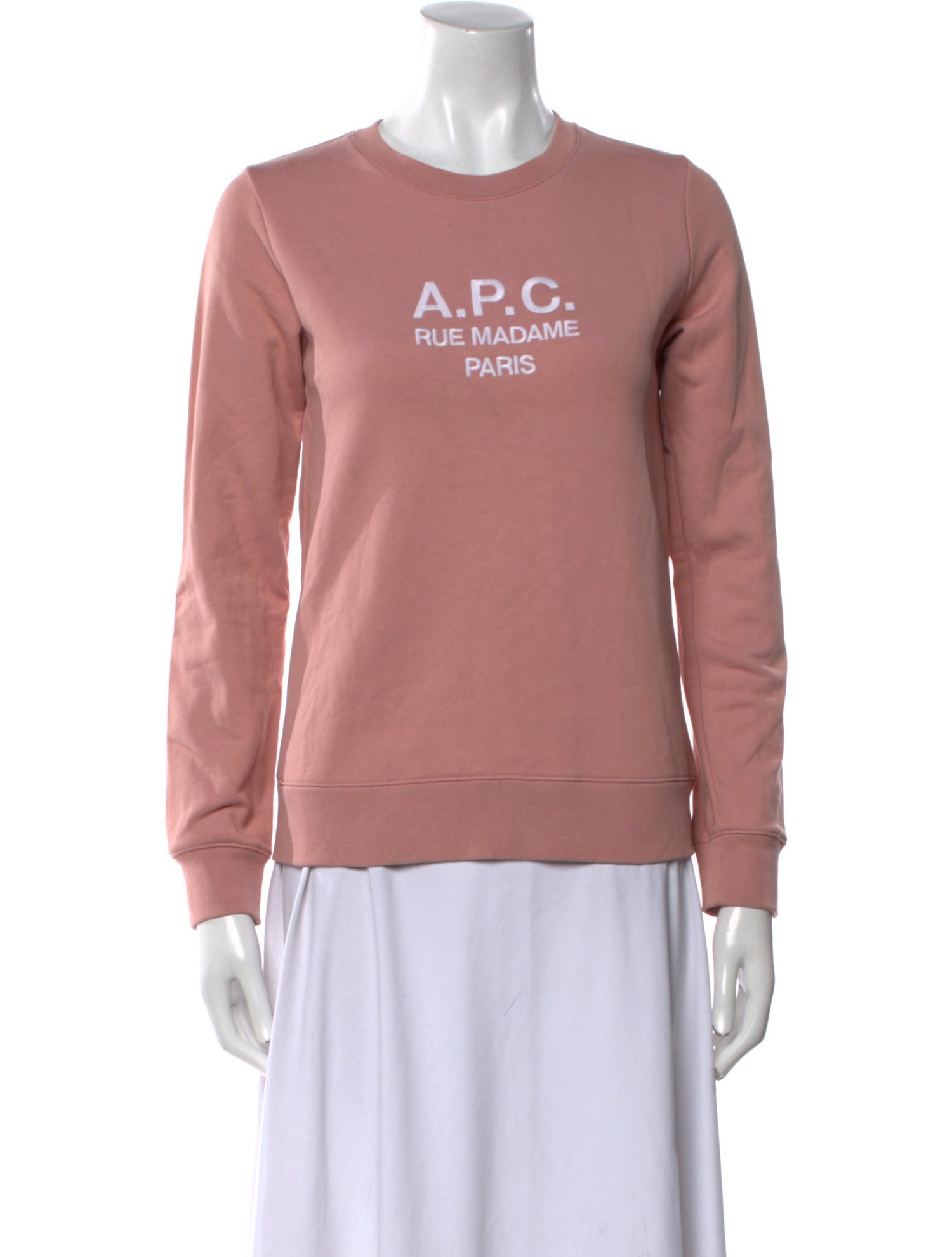 A.P.C. Graphic Print Crew Neck Sweatshirt