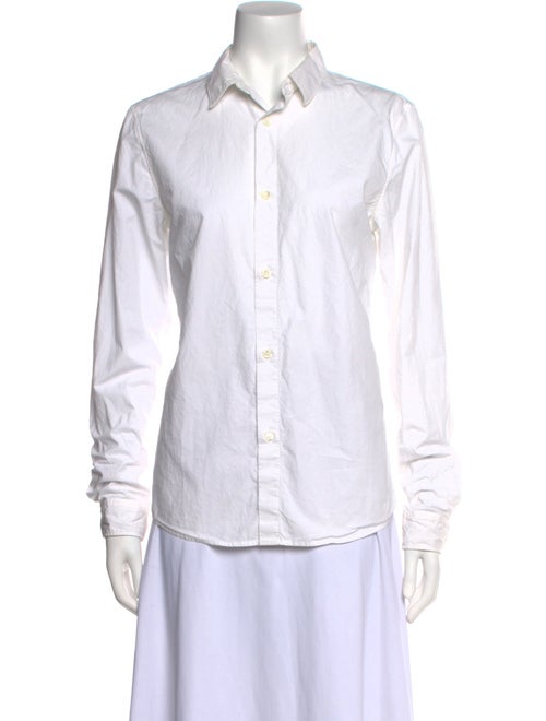 A.P.C. Long Sleeve Button-Up Top