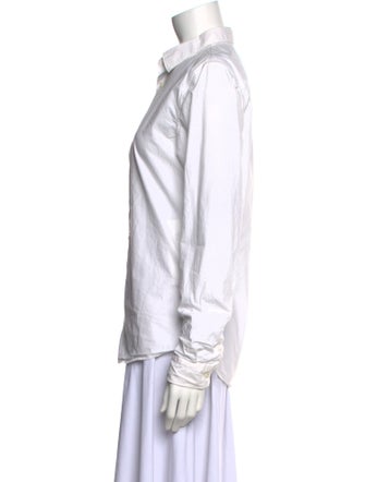 A.P.C. Long Sleeve Button-Up Top