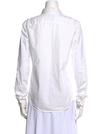 A.P.C. Long Sleeve Button-Up Top