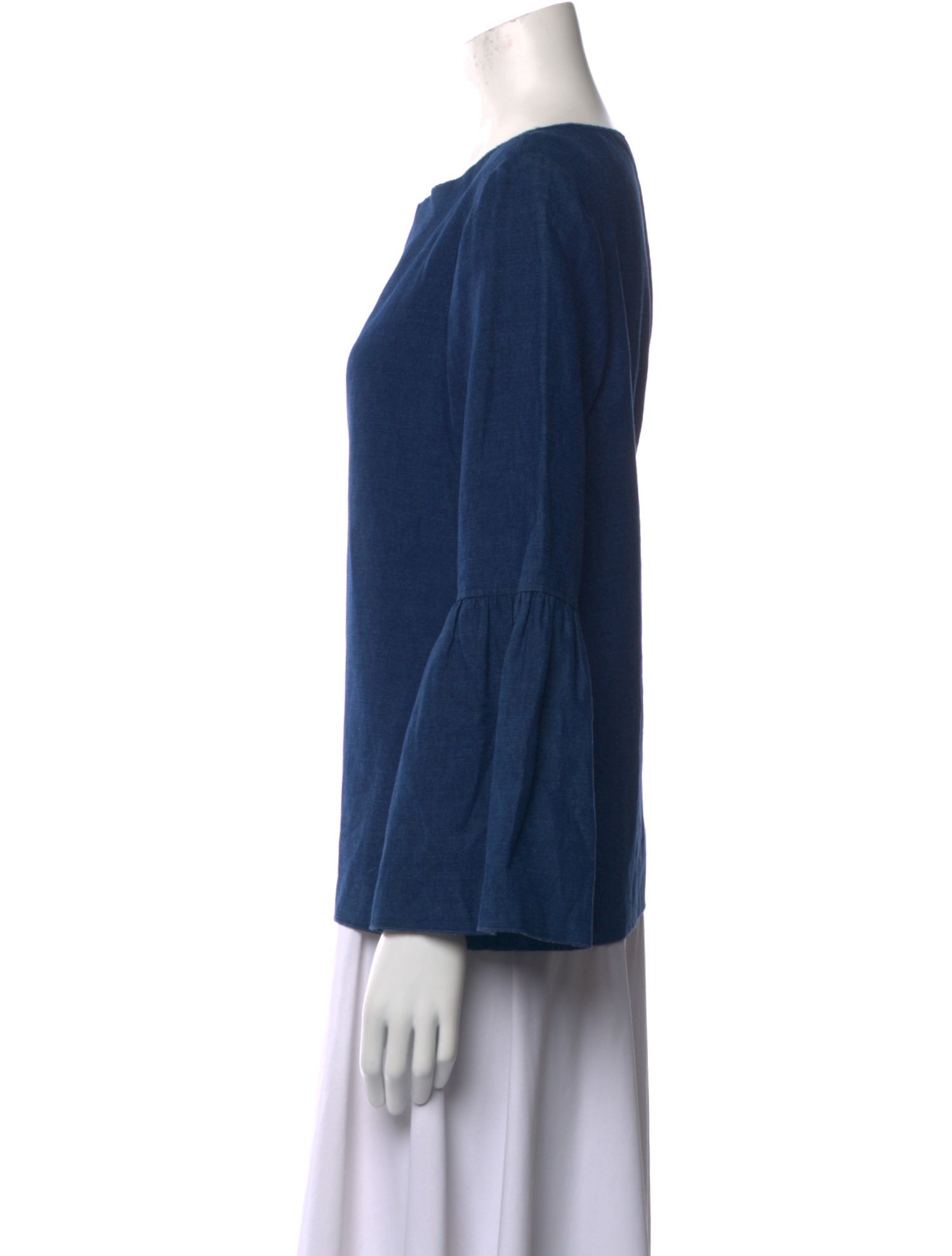 A.P.C. Bateau Neckline Long Sleeve Blouse