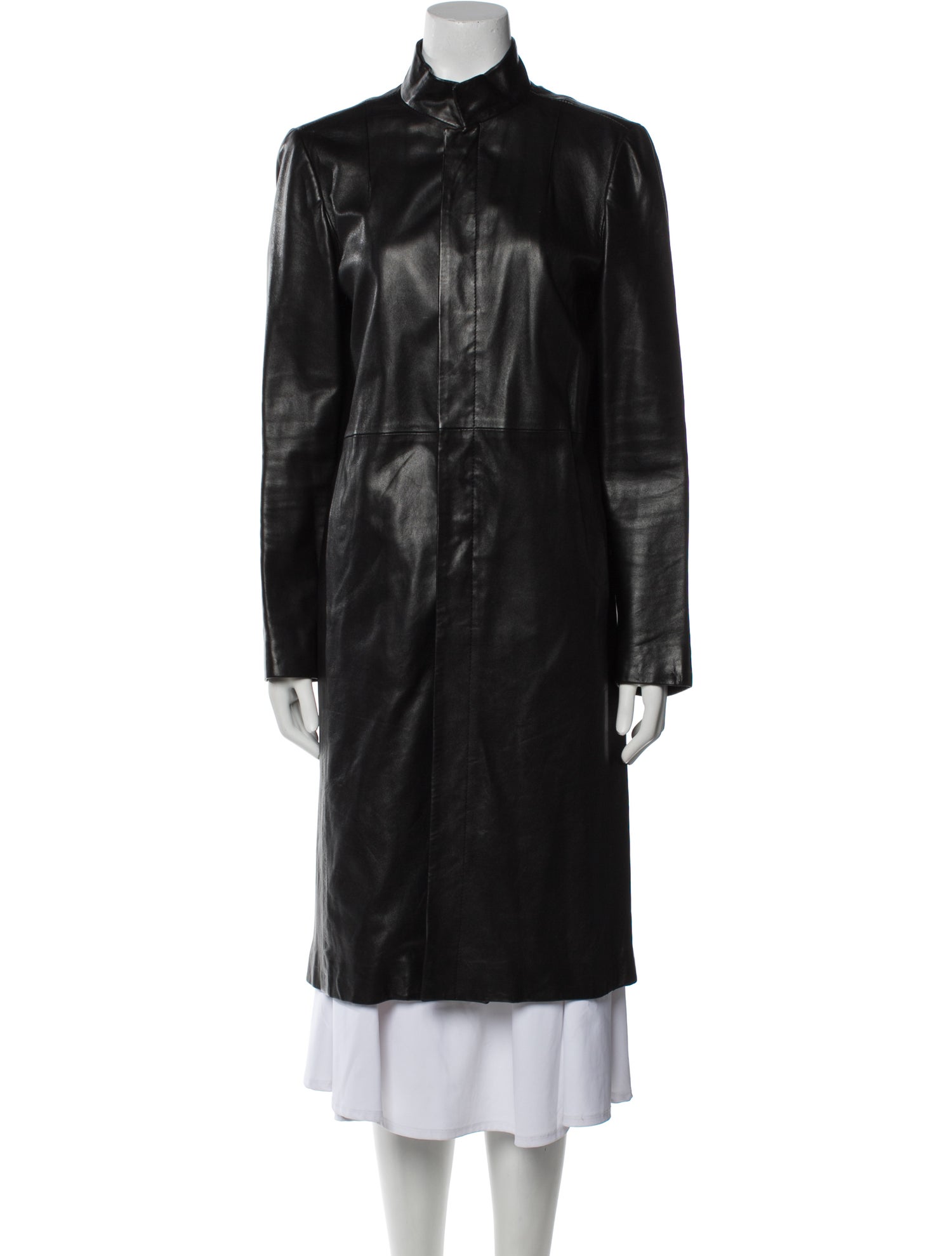 A.P.C. Leather Trench Coat