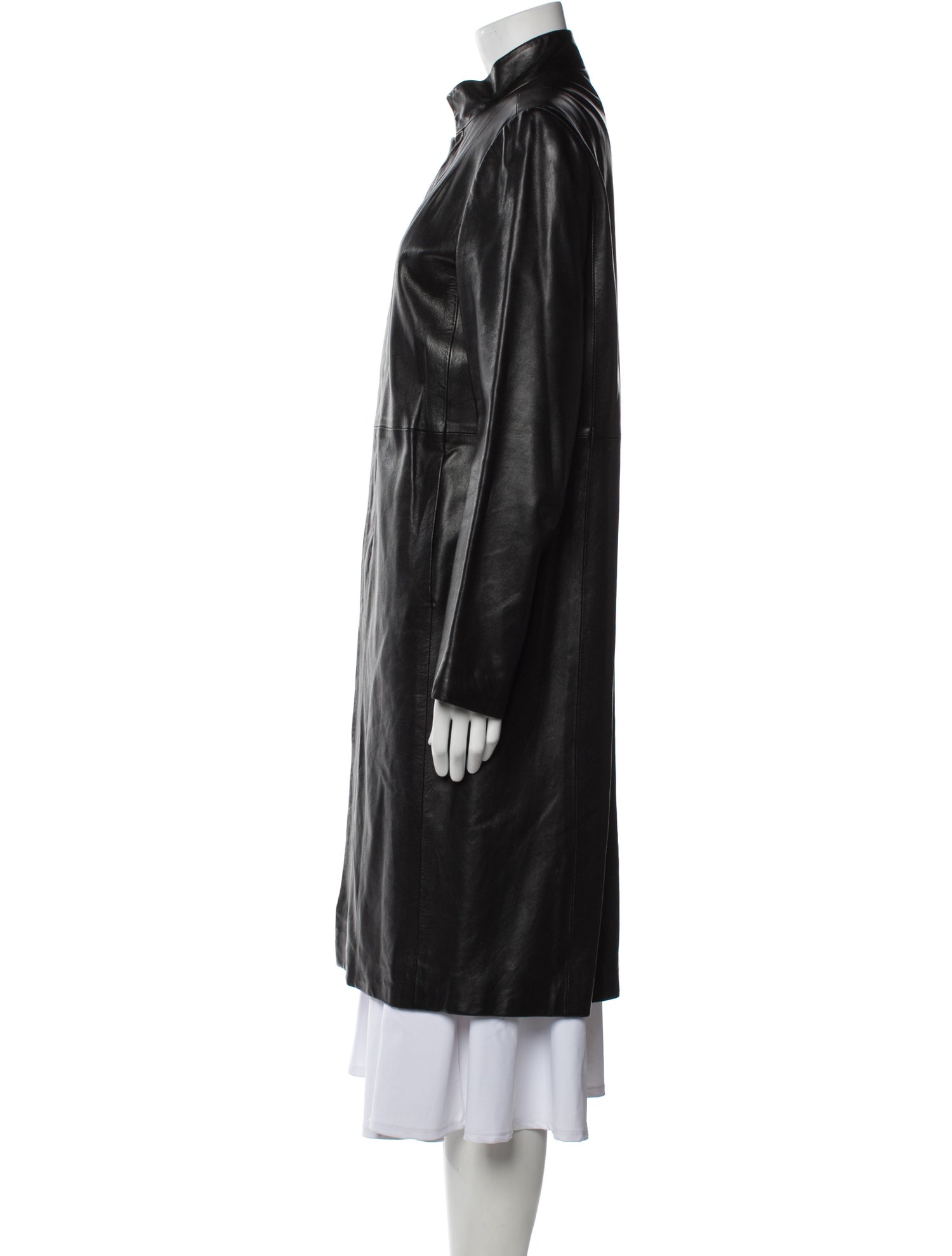 A.P.C. Leather Trench Coat