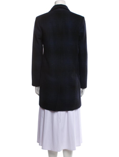 A.P.C. Wool Plaid Print Coat