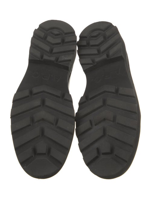 A.P.C. Leather Lasercut Accents Loafers