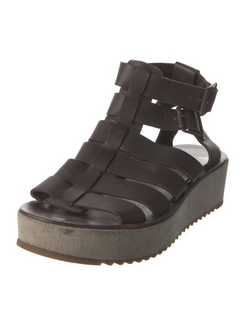 A.P.C. Leather Gladiator Sandals