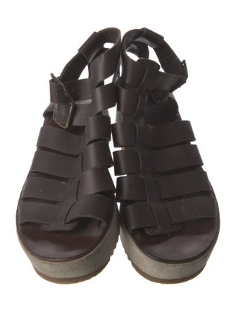 A.P.C. Leather Gladiator Sandals