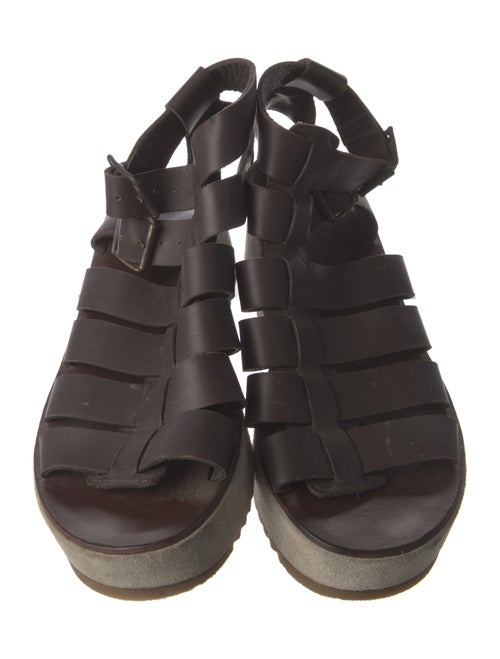 A.P.C. Leather Gladiator Sandals