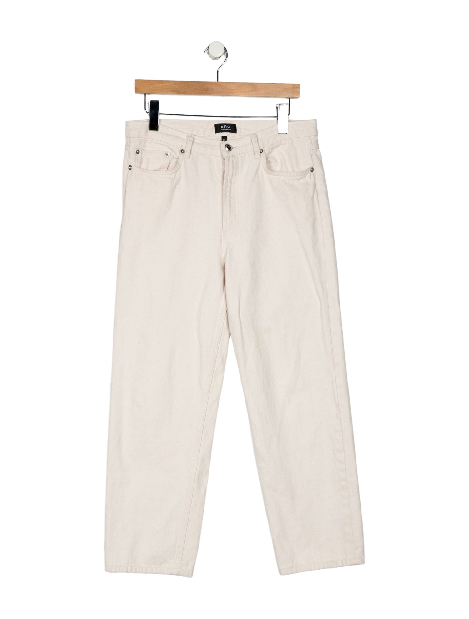 A.P.C. High-Rise Straight Leg Jeans