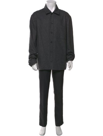 A.P.C. Wool Long Sleeve Shirt