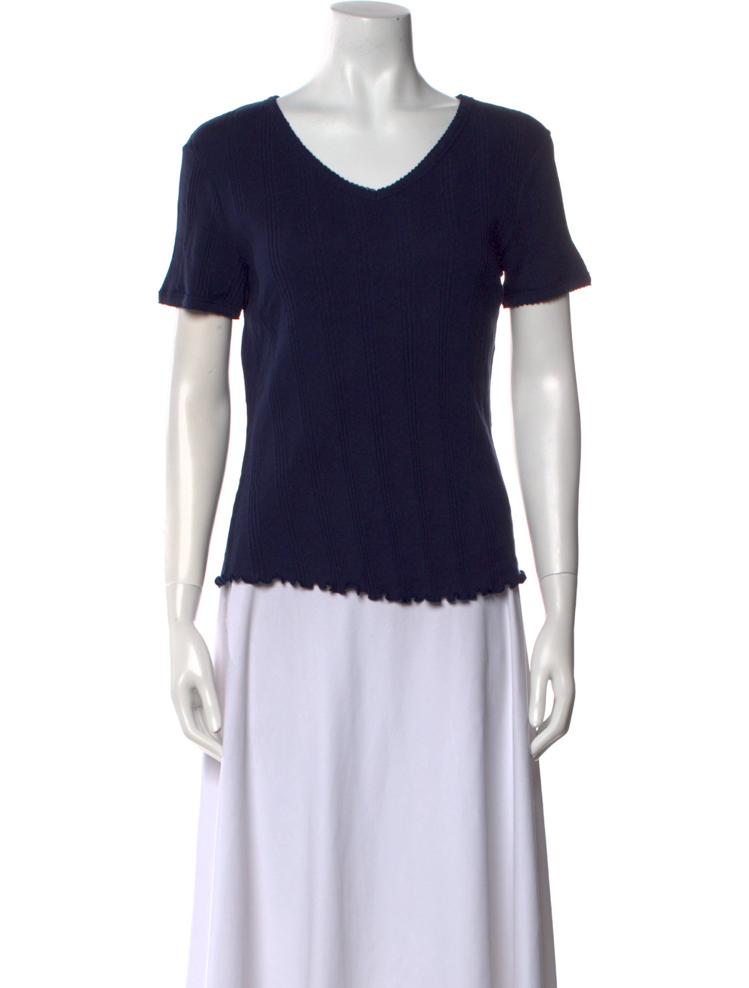 A.P.C. V-Neck Short Sleeve T-Shirt