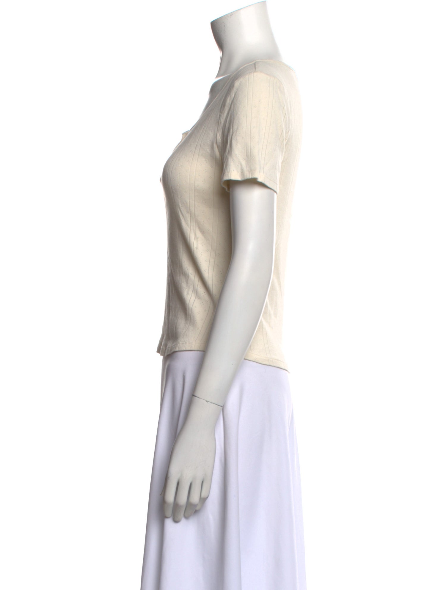 A.P.C. Scoop Neck Short Sleeve T-Shirt