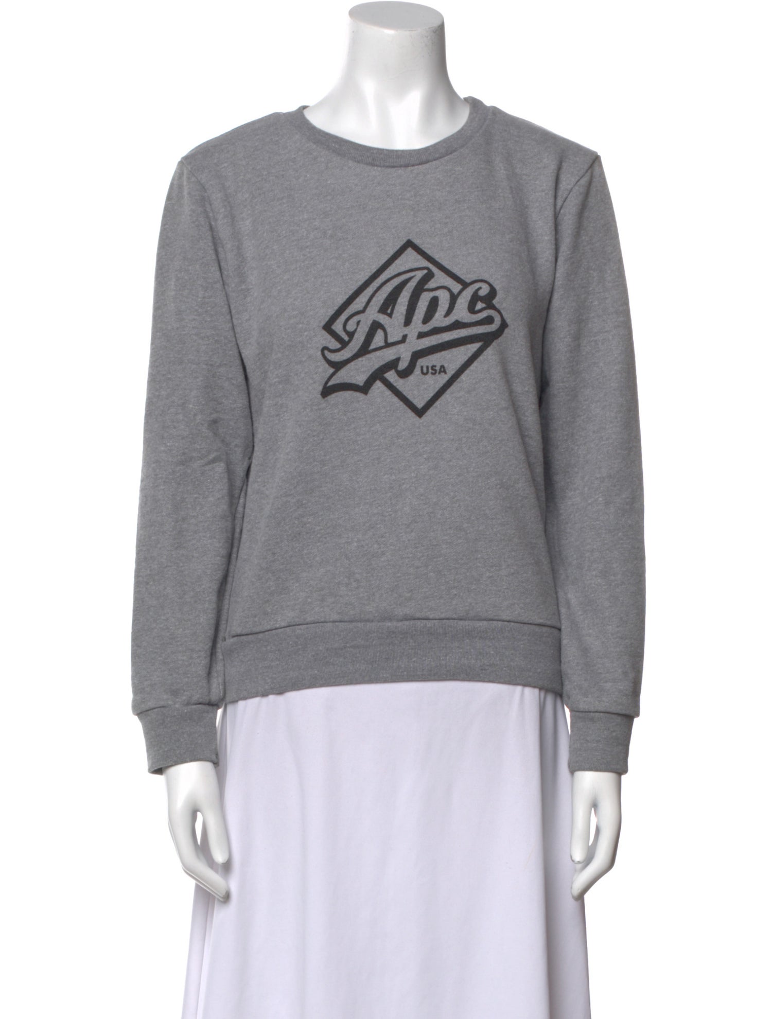 A.P.C. Graphic Print Crew Neck Sweatshirt