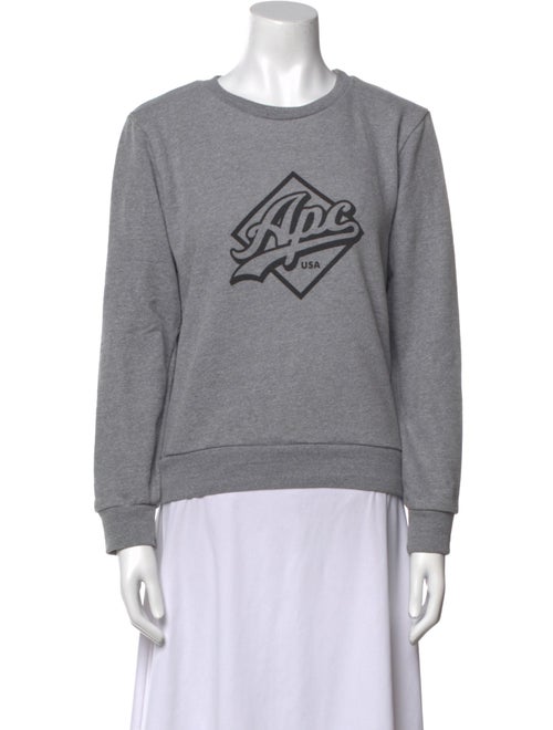 A.P.C. Graphic Print Crew Neck Sweatshirt