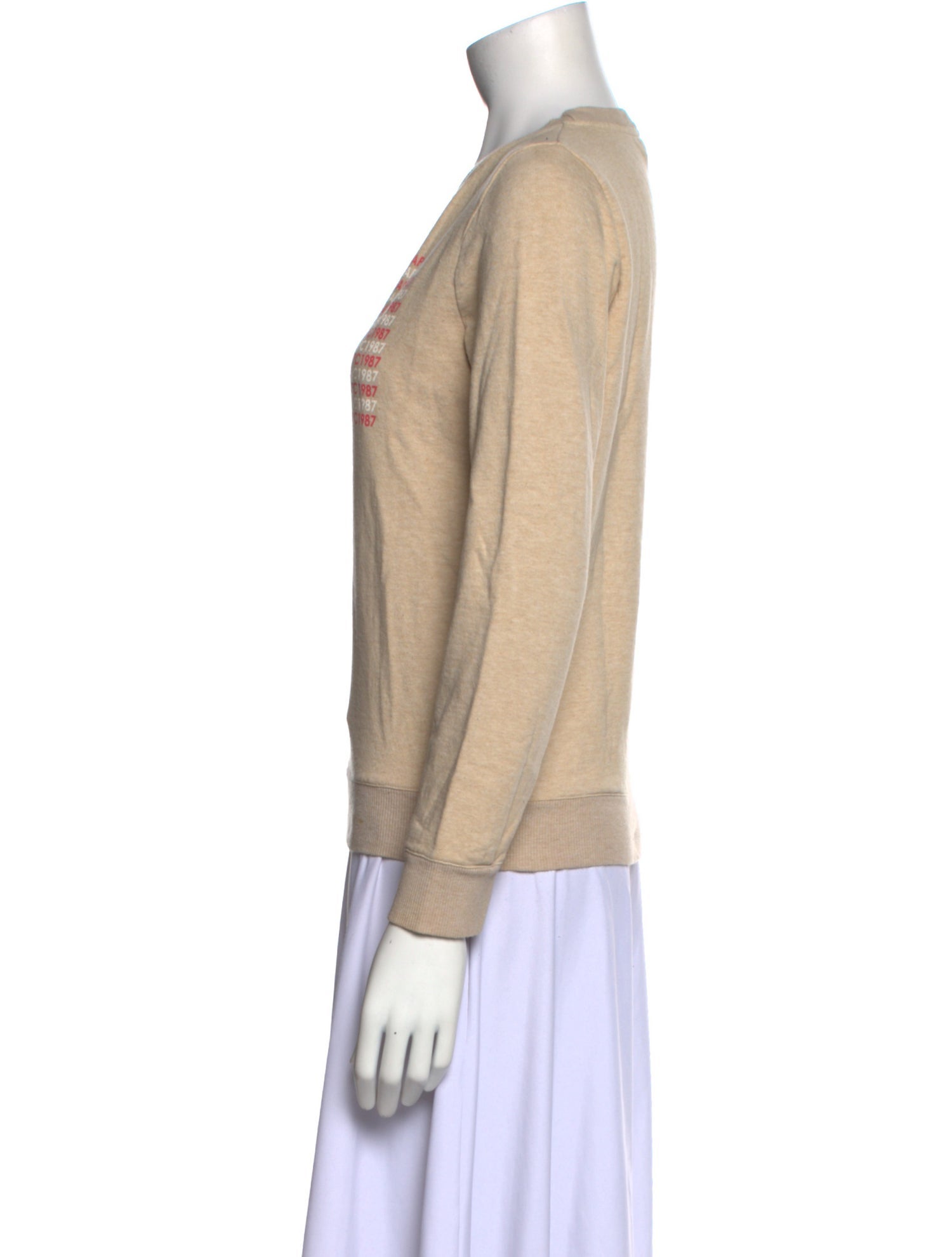 A.P.C. Graphic Print Crew Neck Sweatshirt