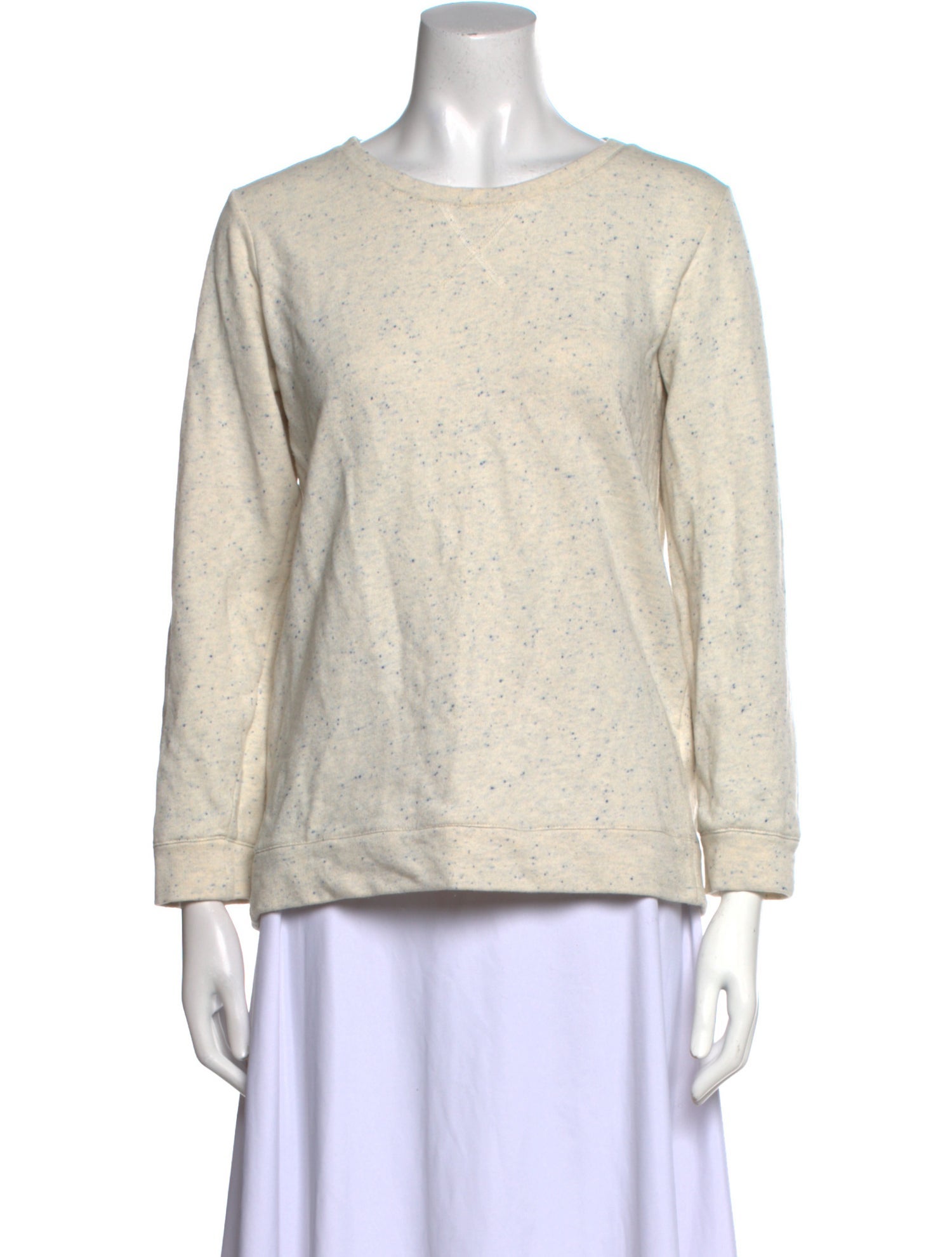 A.P.C. Scoop Neck Long Sleeve Sweatshirt