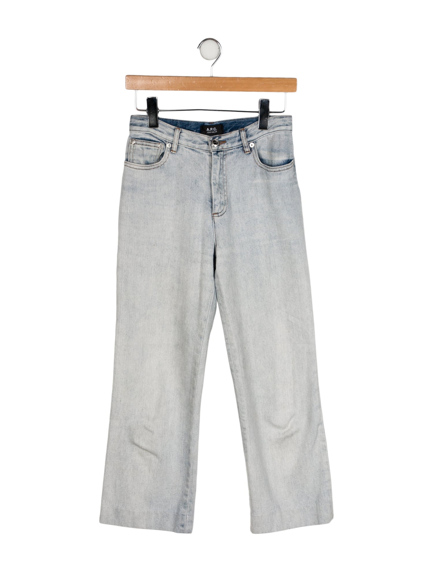 A.P.C. Mid-Rise Wide Leg Jeans