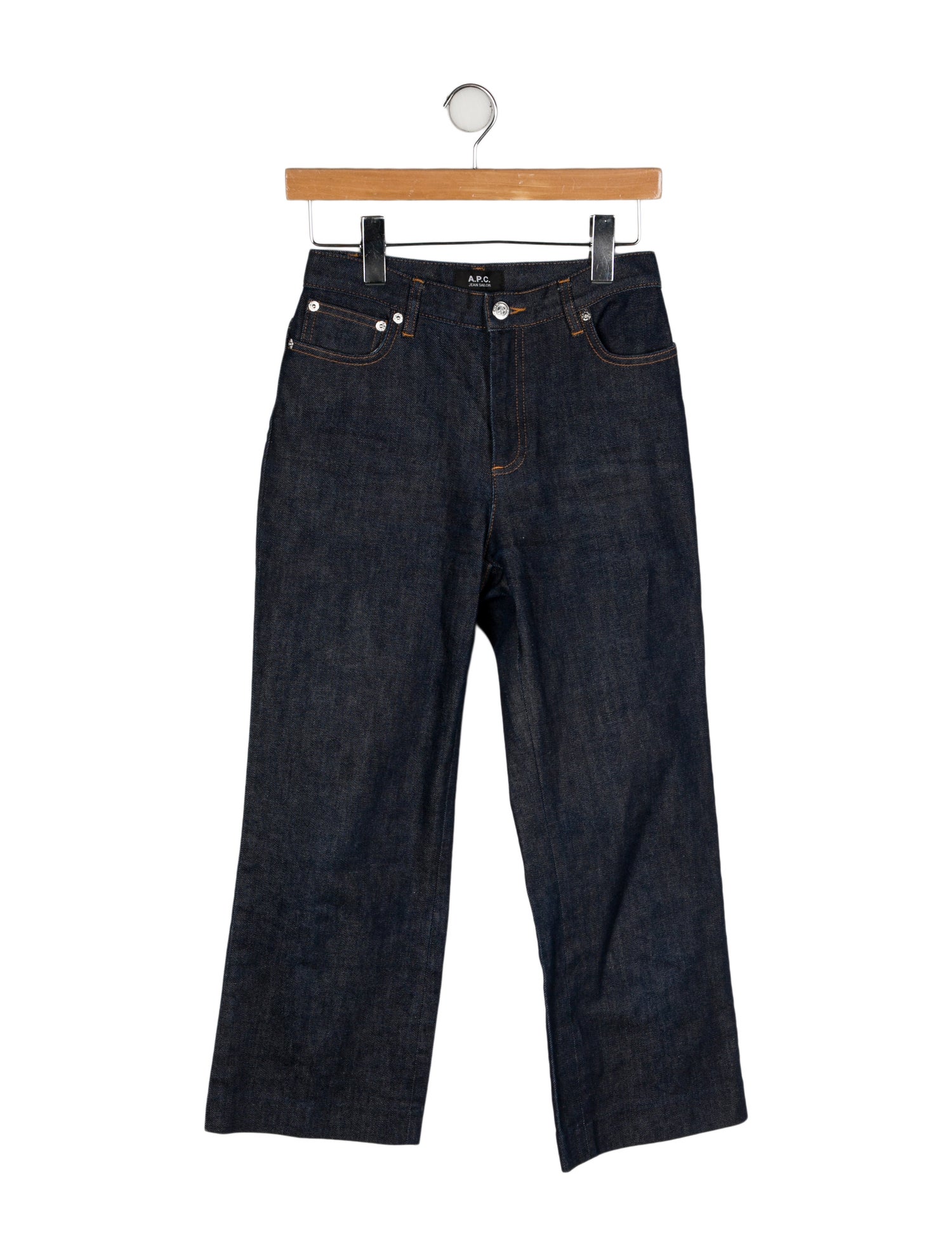 A.P.C. Mid-Rise Wide Leg Jeans