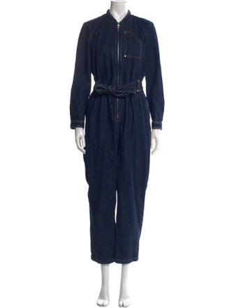 A.P.C. Mock Neck Jumpsuit