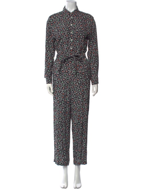 A.P.C. Printed Mock Neck Jumpsuit