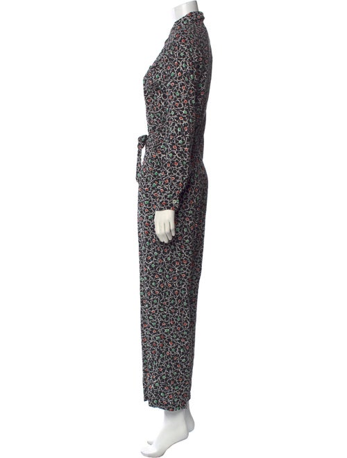 A.P.C. Printed Mock Neck Jumpsuit