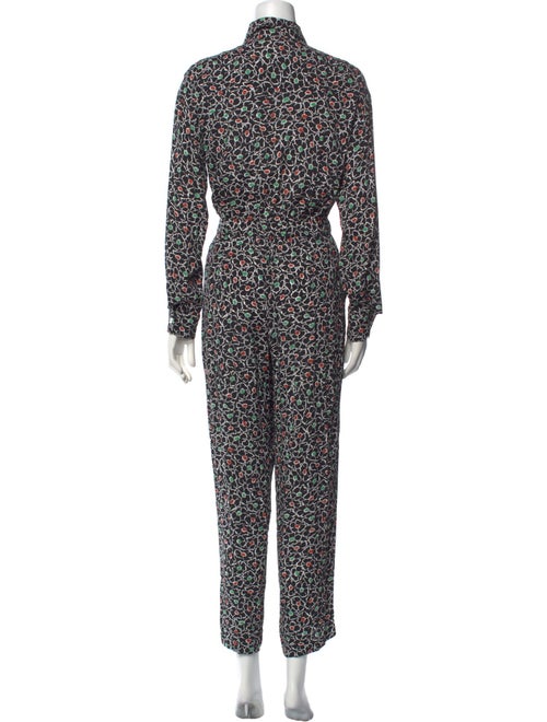 A.P.C. Printed Mock Neck Jumpsuit