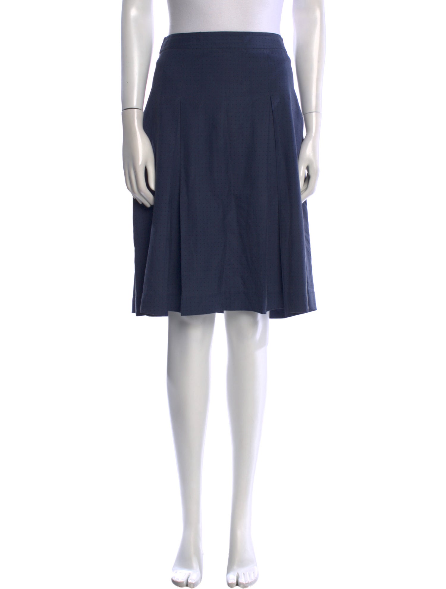 A.P.C. Silk Knee-Length Skirt