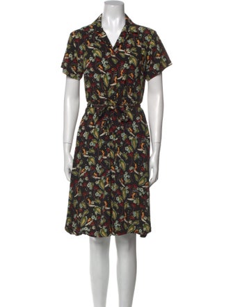 A.P.C. Floral Print Mini Dress