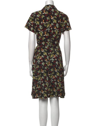 A.P.C. Floral Print Mini Dress