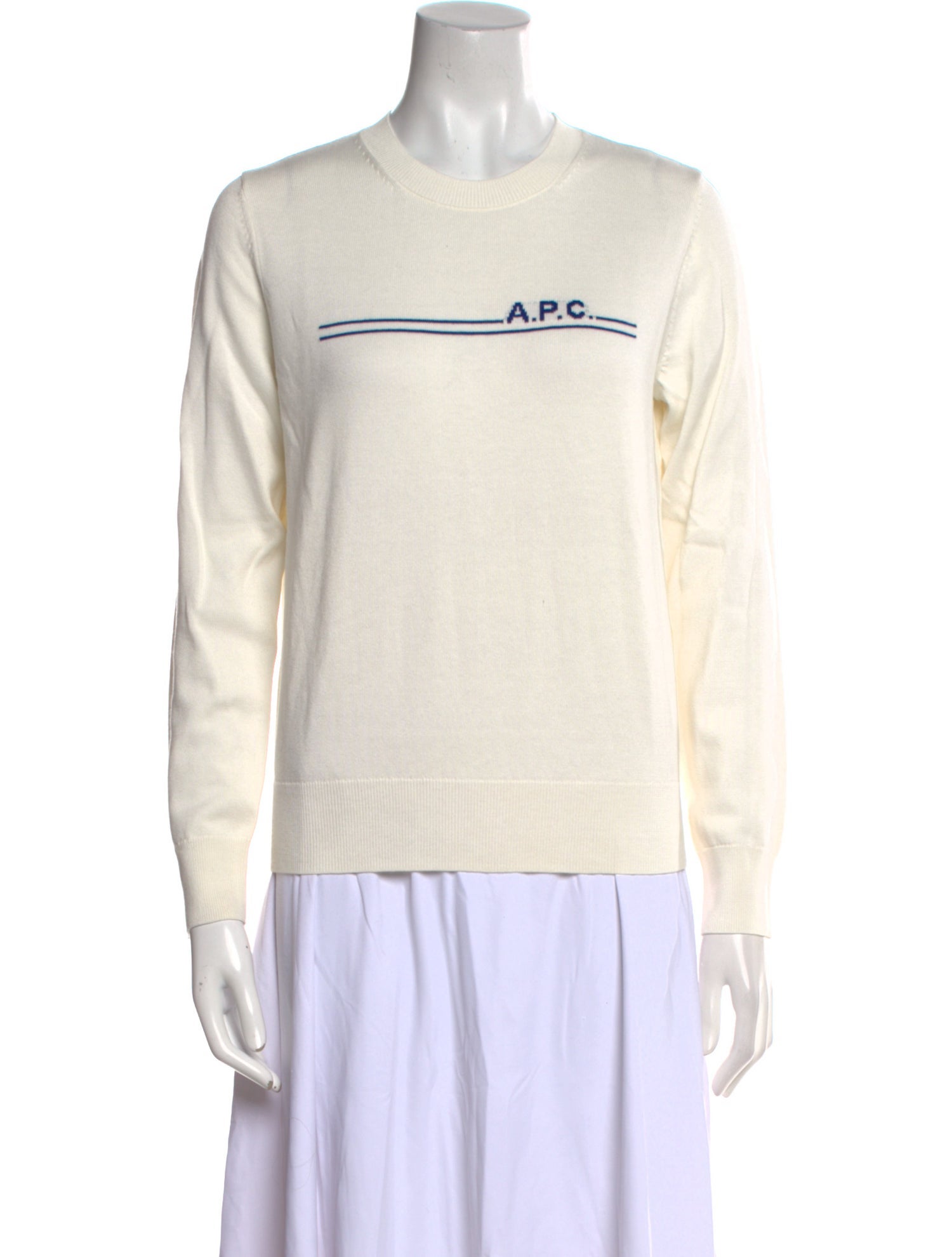 A.P.C. Graphic Print Crew Neck Sweater