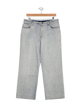 A.P.C. Mid-Rise Wide Leg Jeans