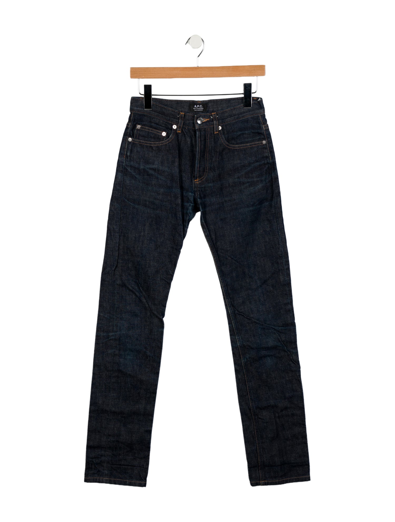 A.P.C. Mid-Rise Straight Leg Jeans