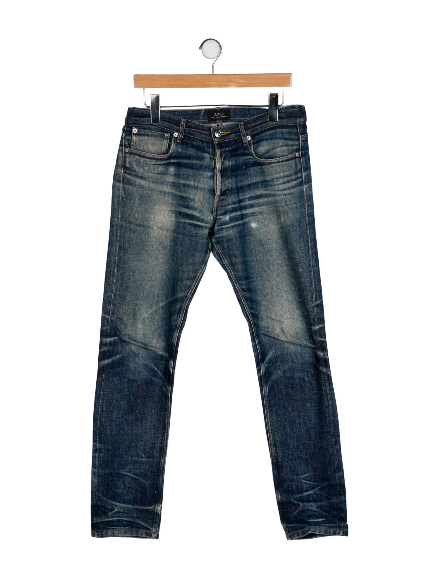 A.P.C. Mid-Rise Straight Leg Jeans