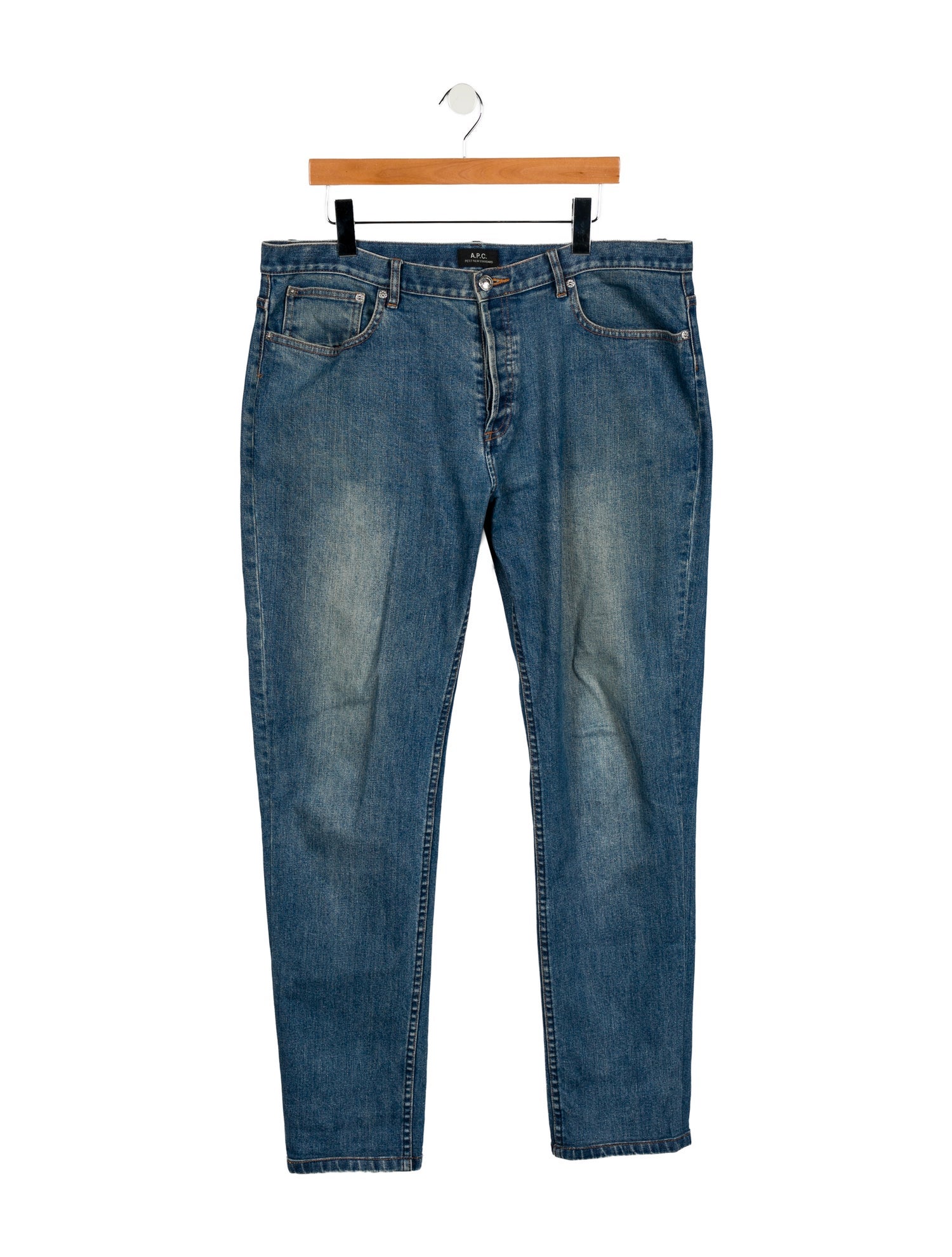 A.P.C. Mid-Rise Straight Leg Jeans