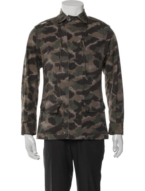A.P.C. Camouflage Print Utility Jacket