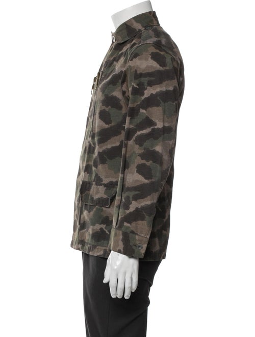 A.P.C. Camouflage Print Utility Jacket
