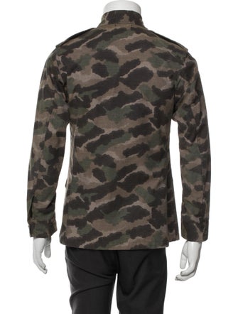 A.P.C. Camouflage Print Utility Jacket