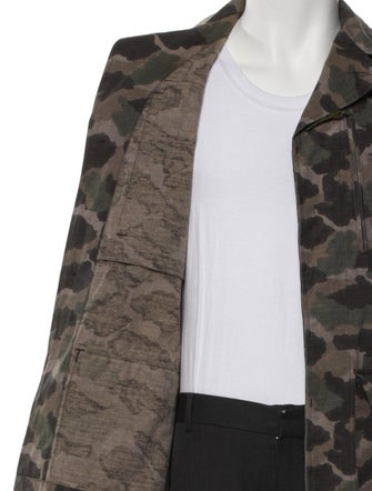A.P.C. Camouflage Print Utility Jacket