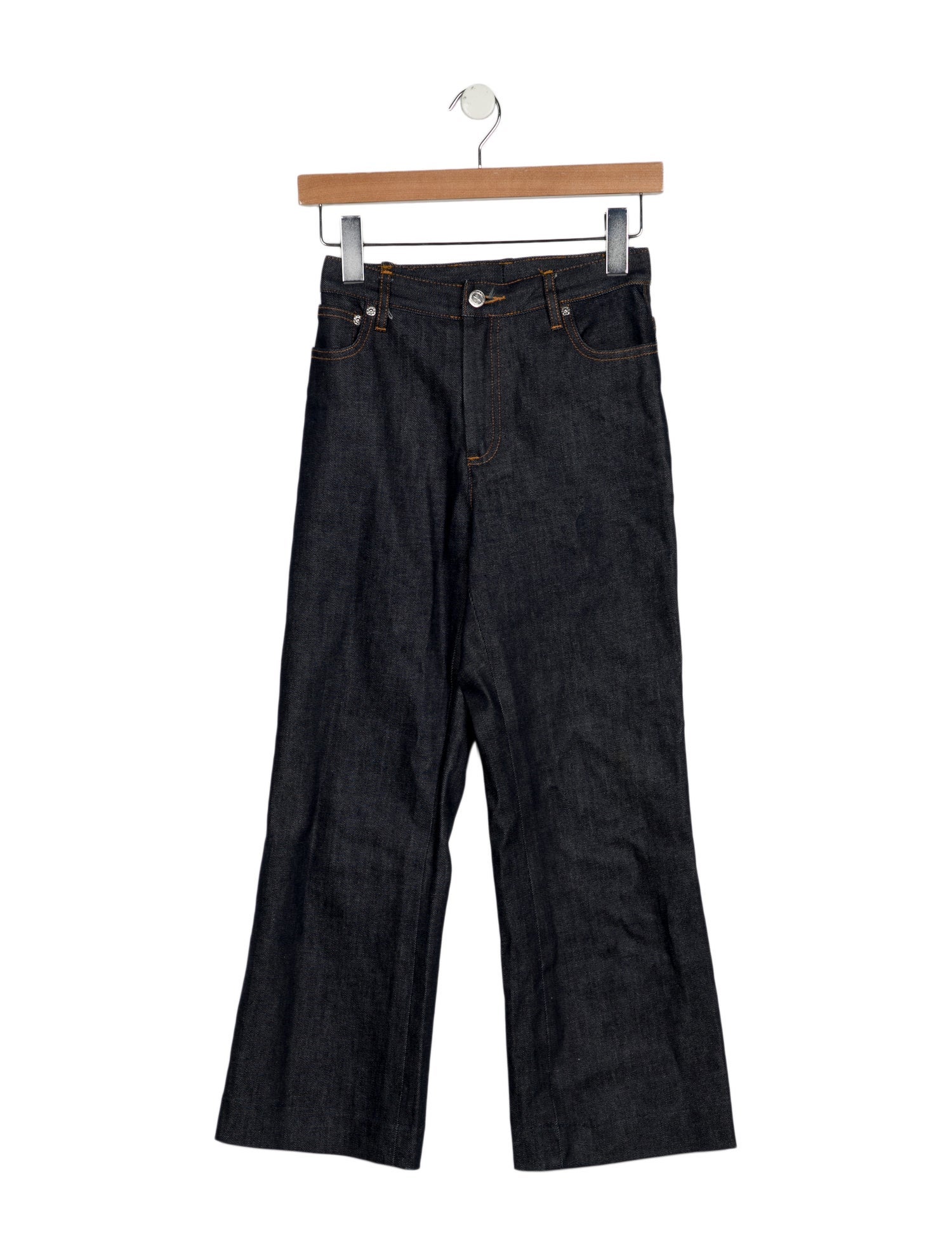 A.P.C. Mid-Rise Wide Leg Jeans
