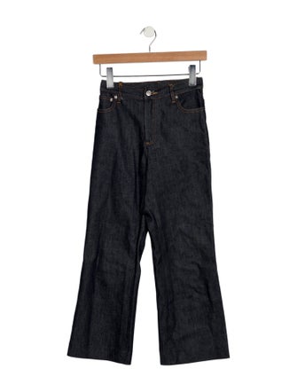 A.P.C. Mid-Rise Wide Leg Jeans