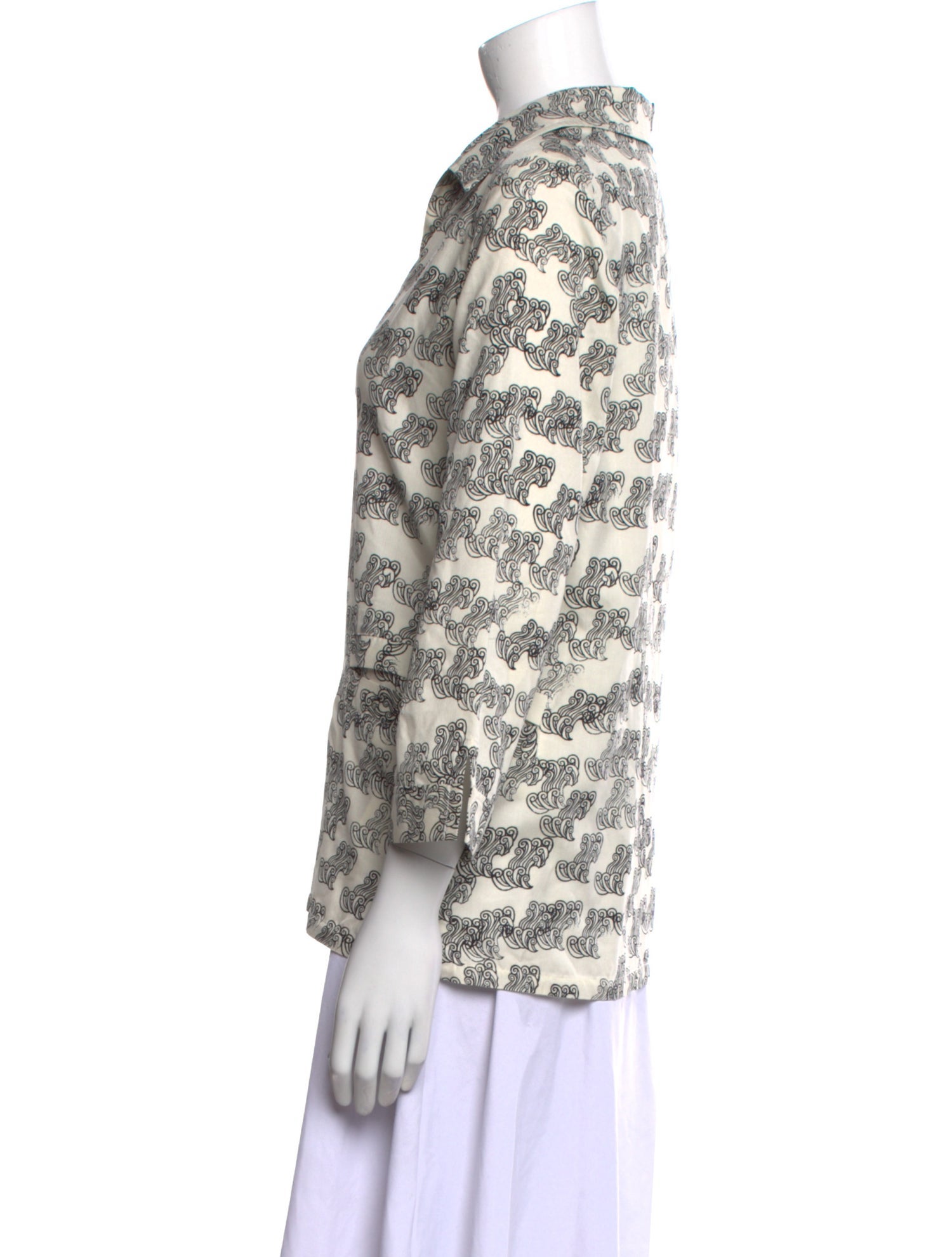 A.P.C. Silk Printed Blouse