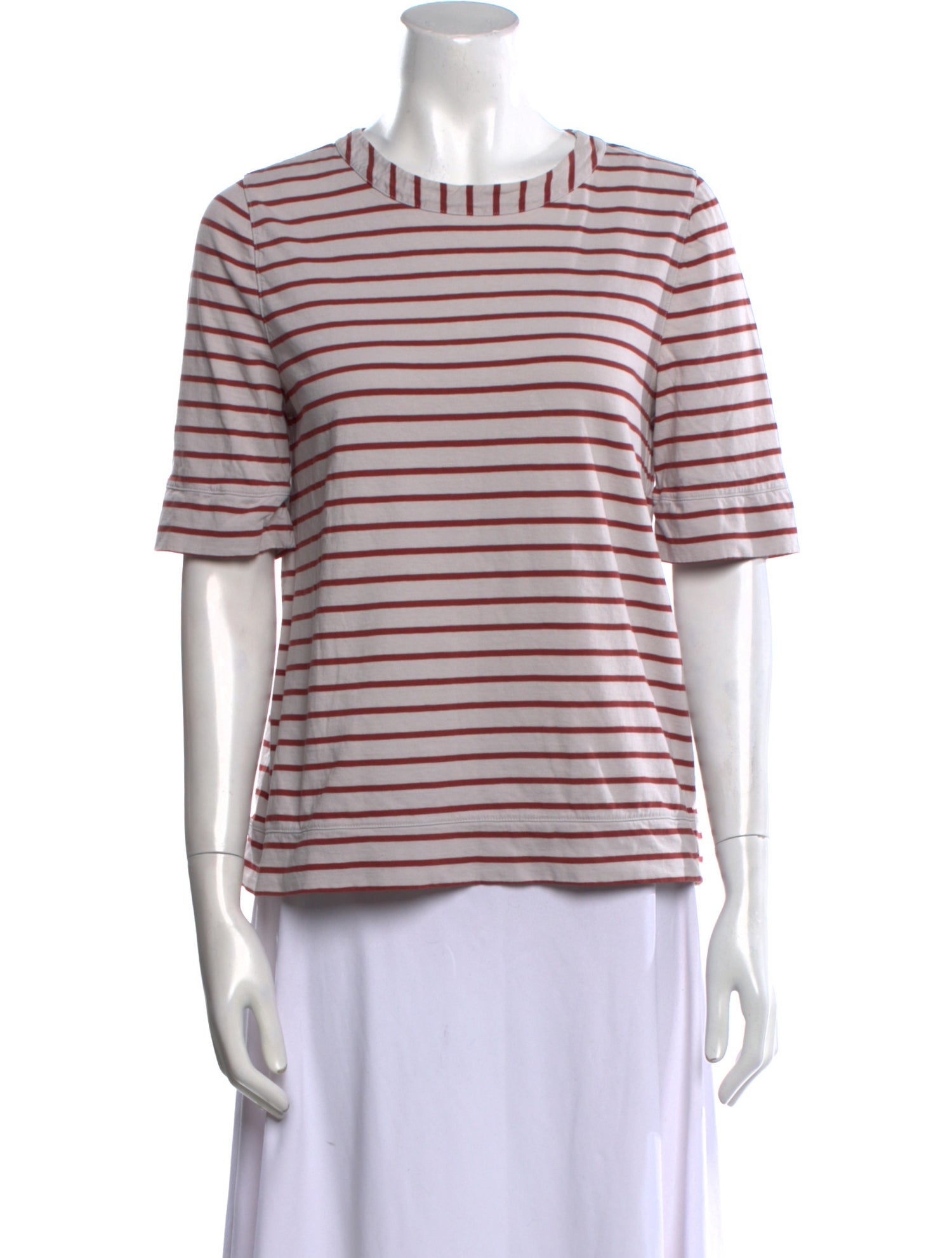 A.P.C. Striped Crew Neck T-Shirt