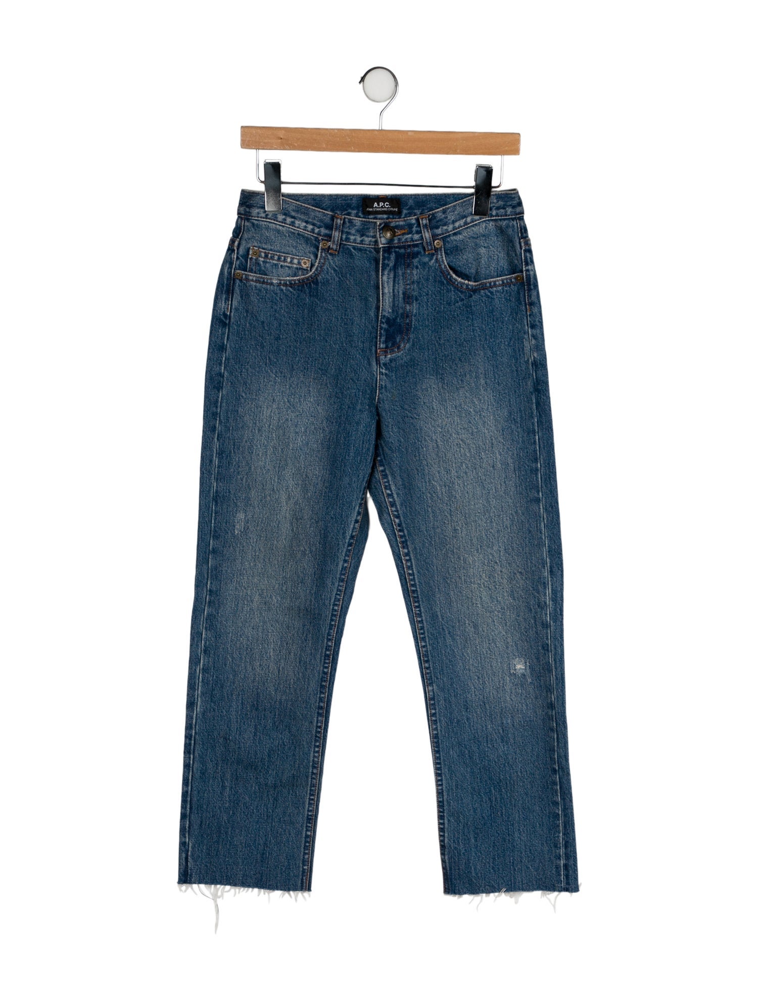 A.P.C. Mid-Rise Straight Leg Jeans
