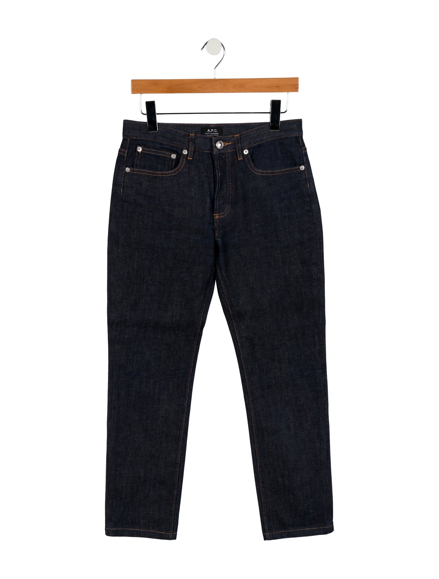A.P.C. Mid-Rise Straight Leg Jeans