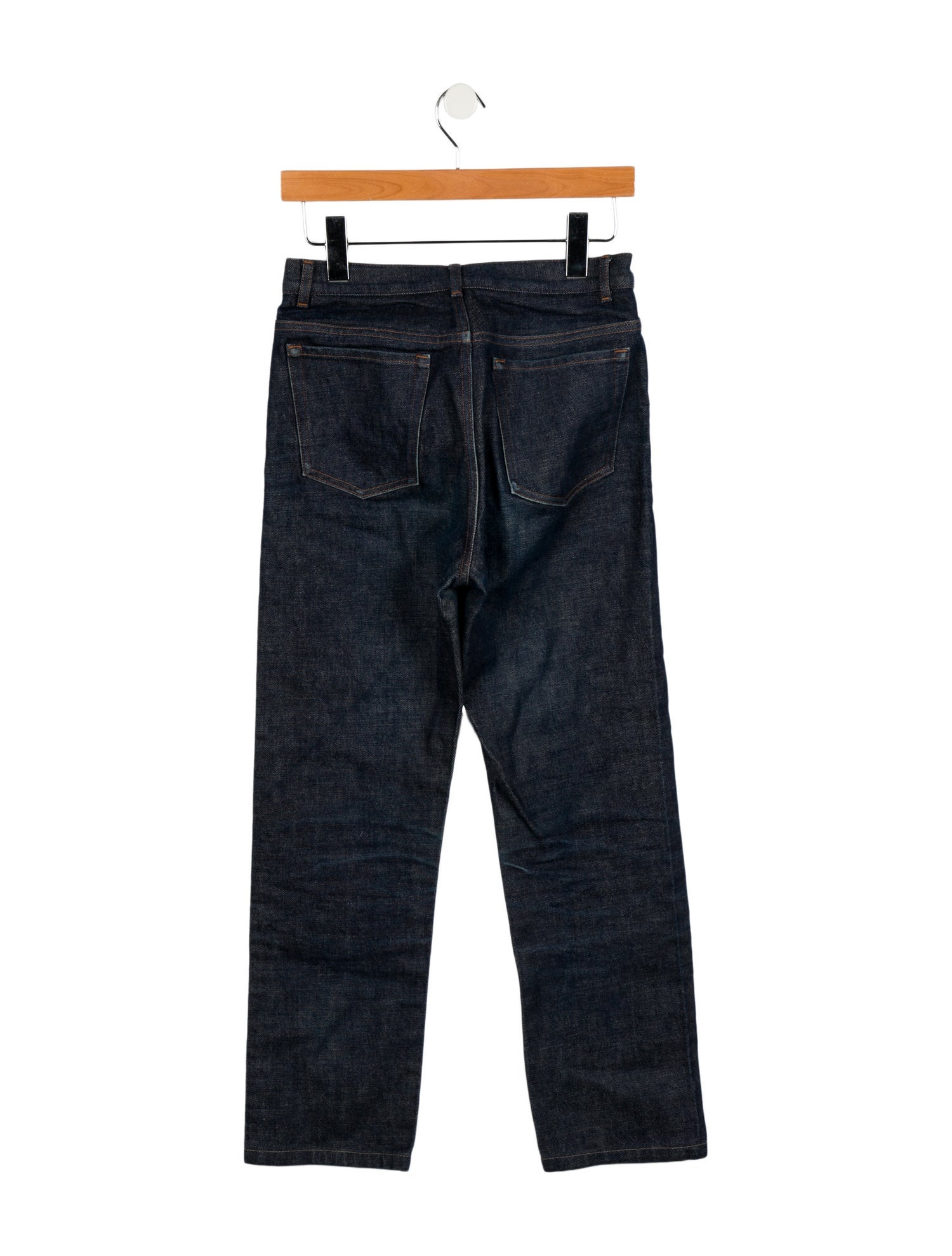 A.P.C. High-Rise Straight Leg Jeans