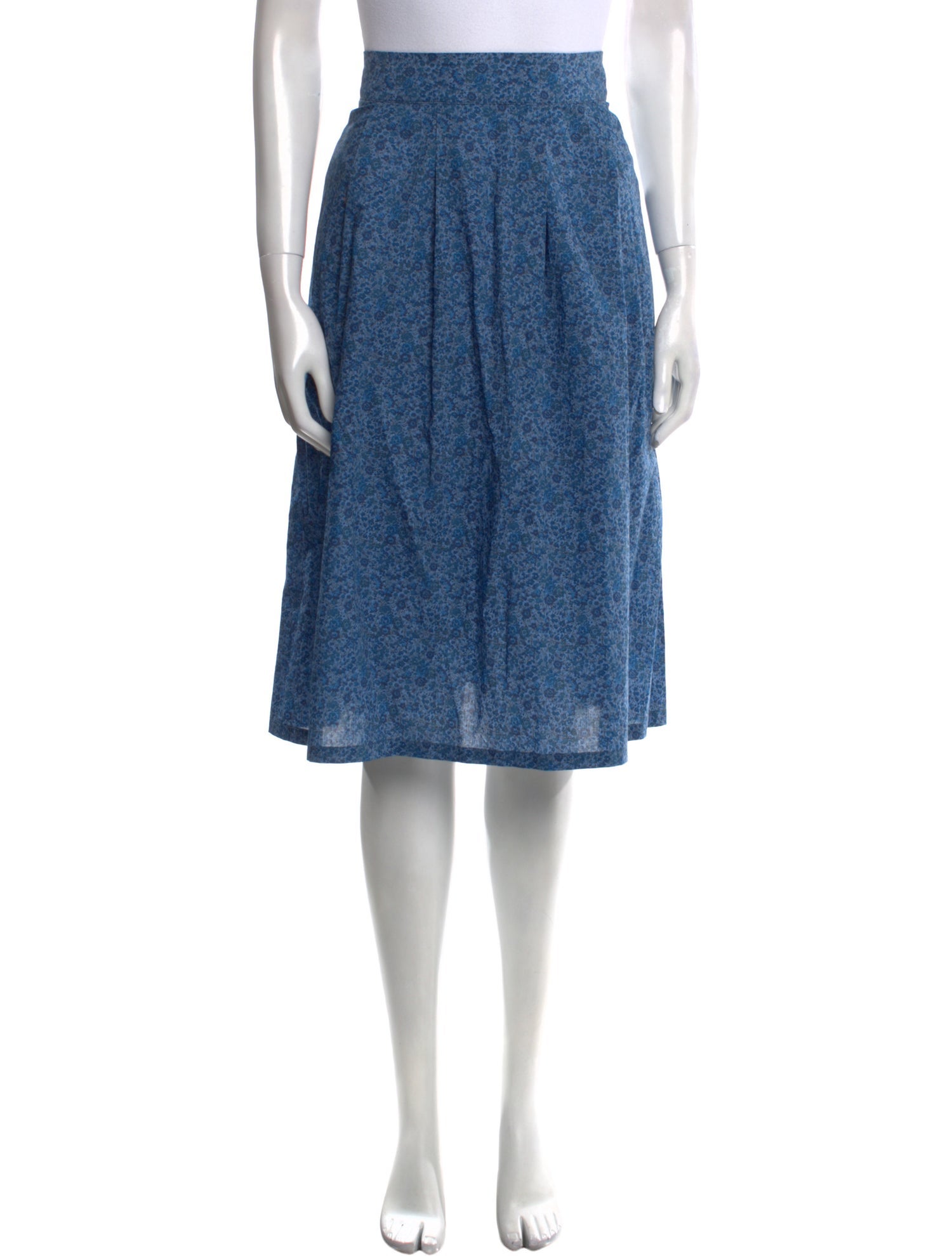 A.P.C. Printed Knee-Length Skirt