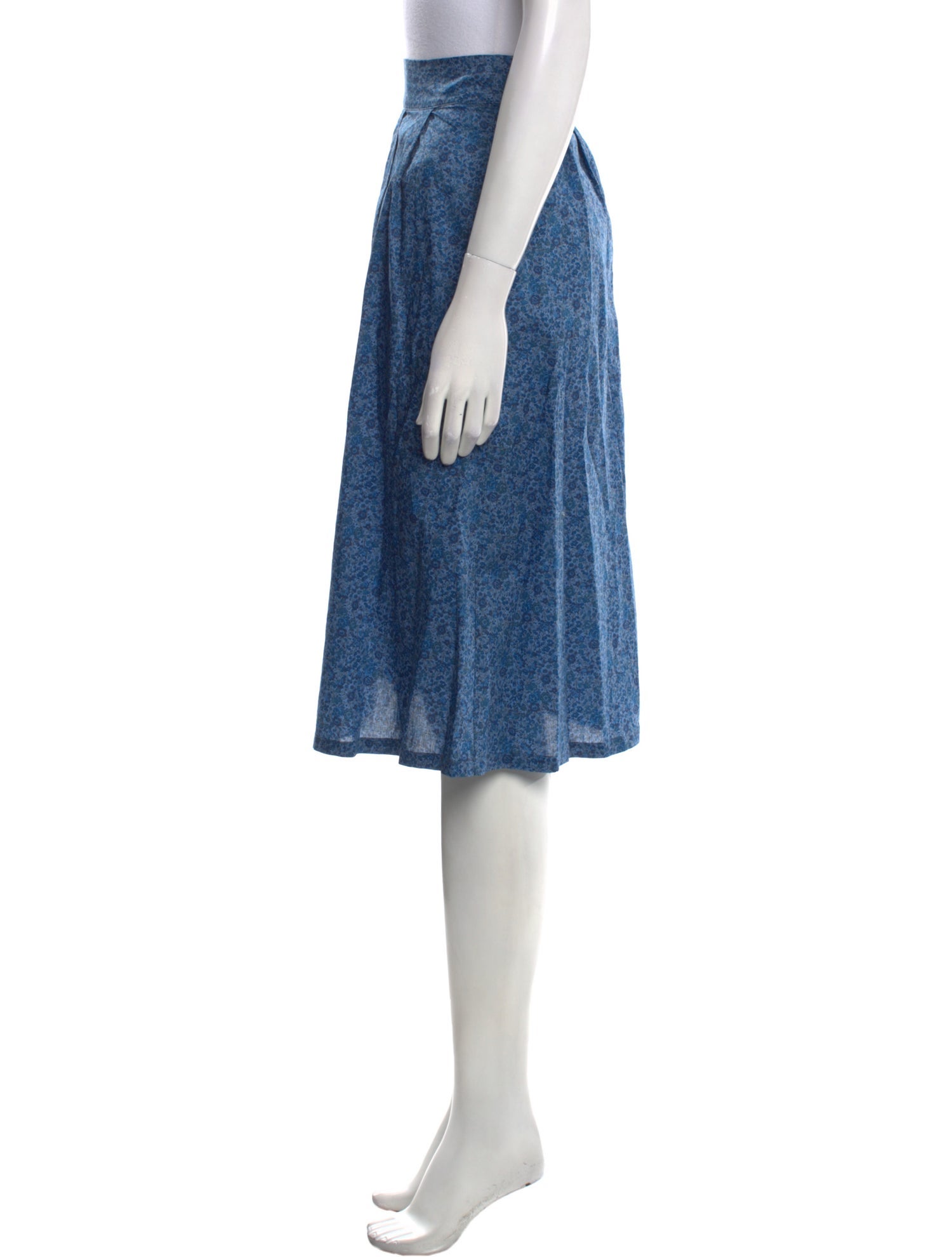 A.P.C. Printed Knee-Length Skirt