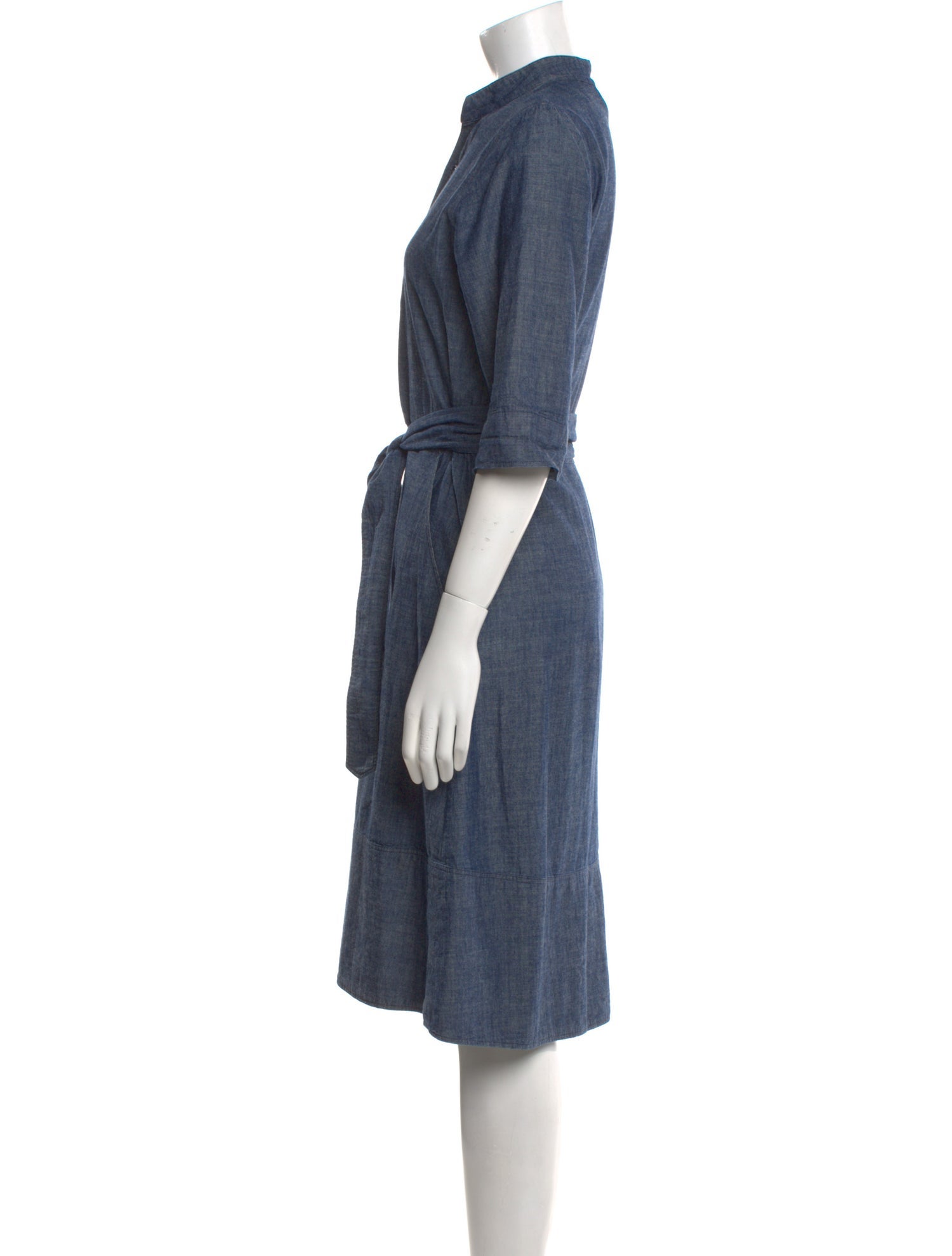 A.P.C. Mock Neck Midi Length Dress